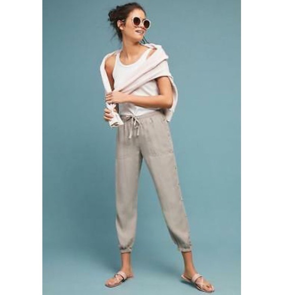 Anthropologie Pants - ANTHROPOLOGIE Olive Green Joggers by Hei Hei